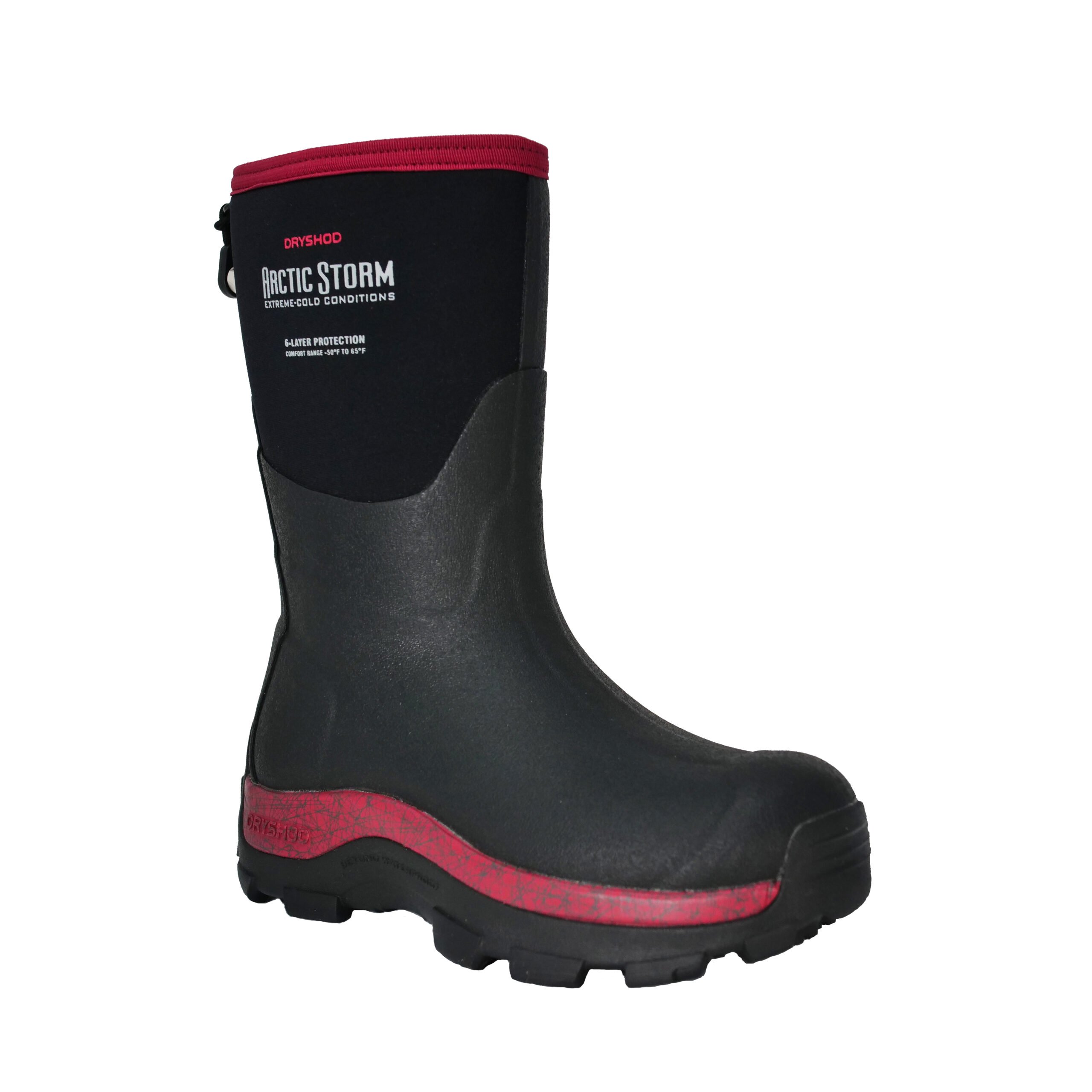 Arctic Storm Women’s Mid Cranberry – Dryshod Waterproof Boots