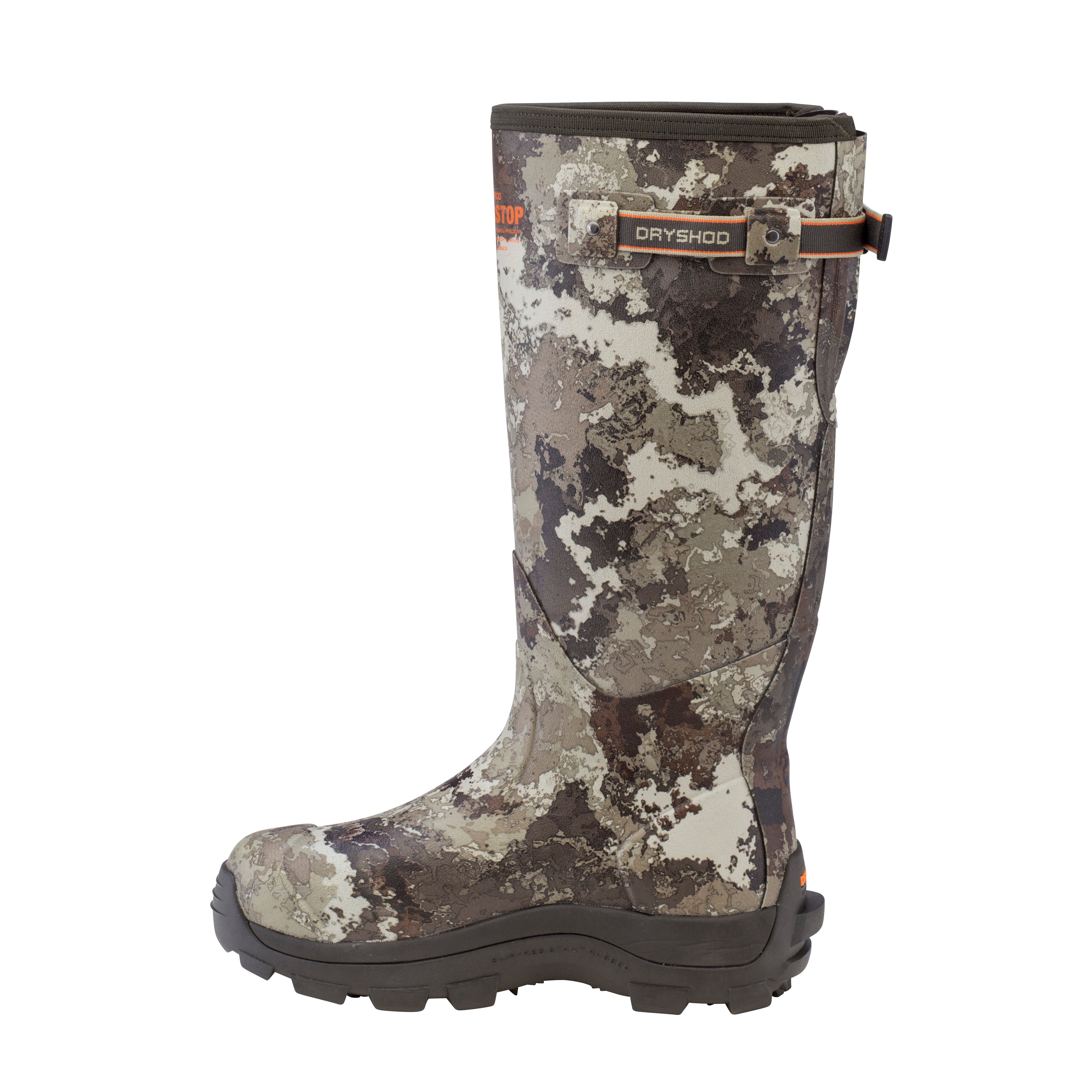 Dryshod ViperStop Snake Hunting Boot VEIL Camo With Gusset Size 15  VPS-MH-CM 