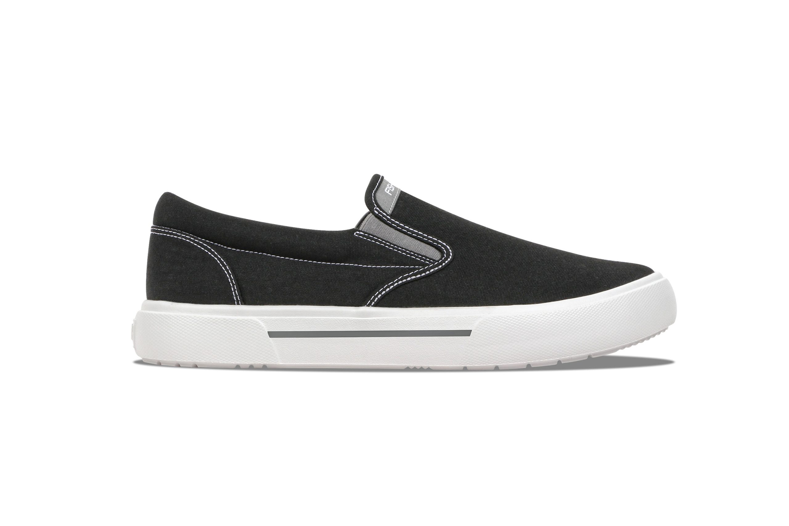 Sunbrella® Men's Slip-On Black/White - Image 2