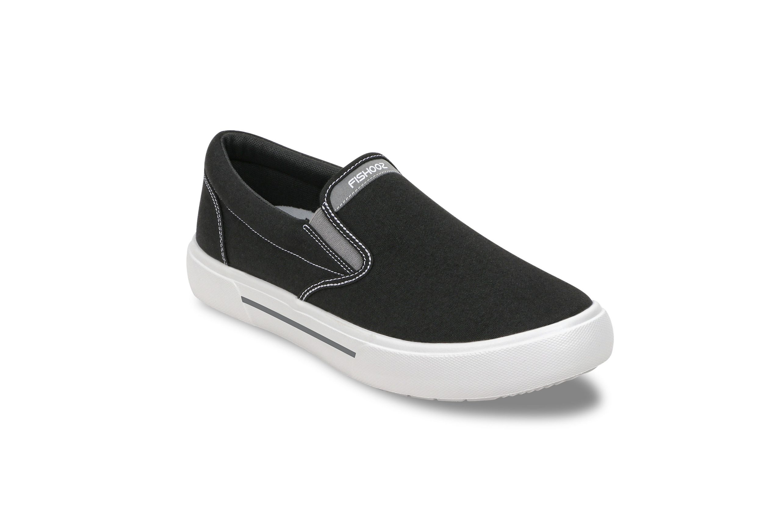 Sunbrella® Men's Slip-On Black/White - Image 3