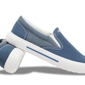 Sunbrella® Women's Slip-On Denim/White